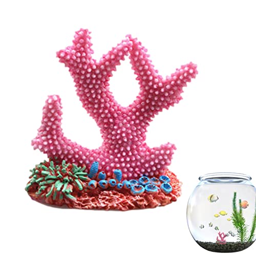 Moonyan Aquarium-Korallen-Dekorationen,Künstliche farbige kleine Korallen | Mini Aquarium Unterwasser Meerespflanzen Dekorationen Aquarium Landschaft von Moonyan