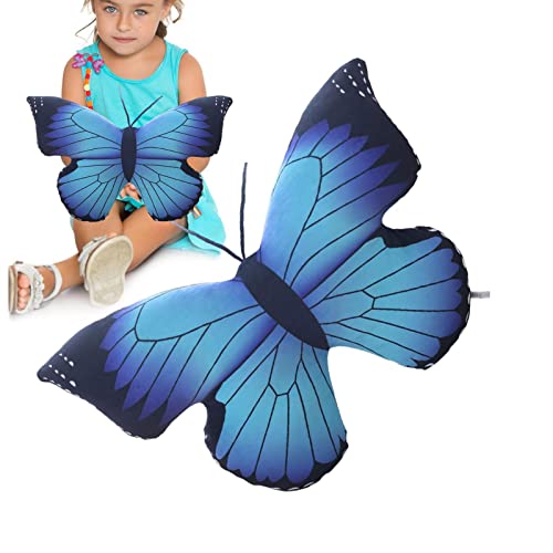 Moonyan Gefülltes Schmetterlingskissen | Plüsch weiches Kissen - Dekorative realistische Schmetterlings-Ornament-Kissen für Schlafzimmer, Bauernhaus, Wohnzimmer, Sofa, 15,75 x 11,81 Zoll von Moonyan