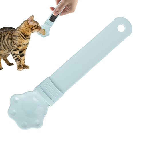 Moonyan Katzenstreifen Happy Spoon,Cat Strip Cat Snack Scoop Quetschlöffel | Ableckbarer Futterspender für Haustiere und Katzenlöffel, Löffel für Katzenleckerlis, Katzenfutterspender für flüssige von Moonyan