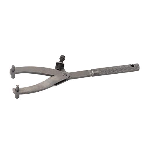 NECALON Einstellbarer Schraubenschlüssel Kupplungsnabe Rotor Kettenräder Halter für Motorrad Reparatur Haltewerkzeug Wandler Lüfter Roller Blockierwerkzeug Polrad von NECALON