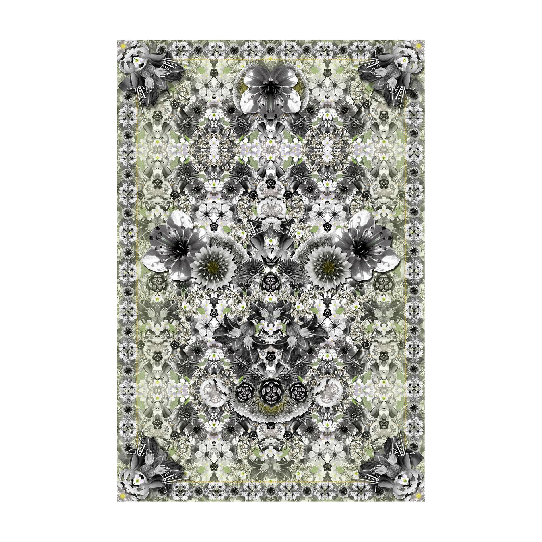 Moooi Carpets - Eden King Teppich 200x300cm - grau/grün von Moooi Carpets