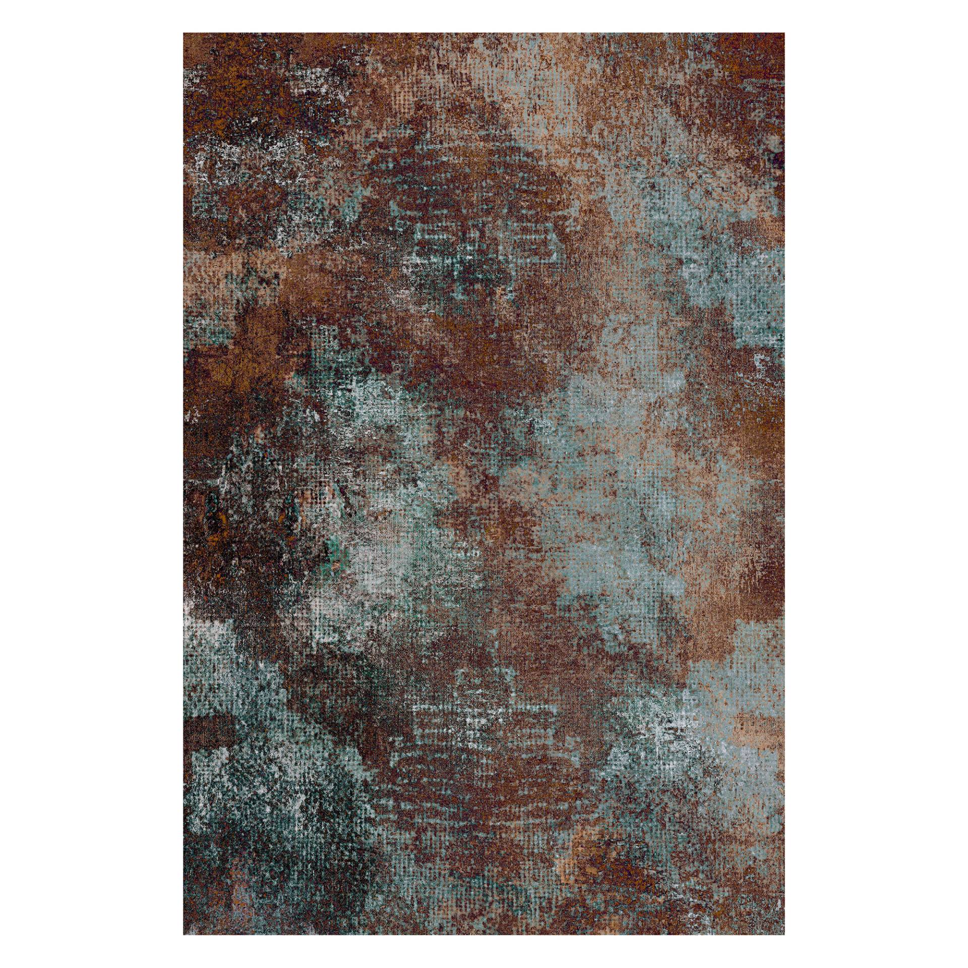 Moooi Carpets - Erosion Rust Rectangle Teppich 200x300cm - mehrfarben/Polyamid mit niedrigem Flor von Moooi Carpets