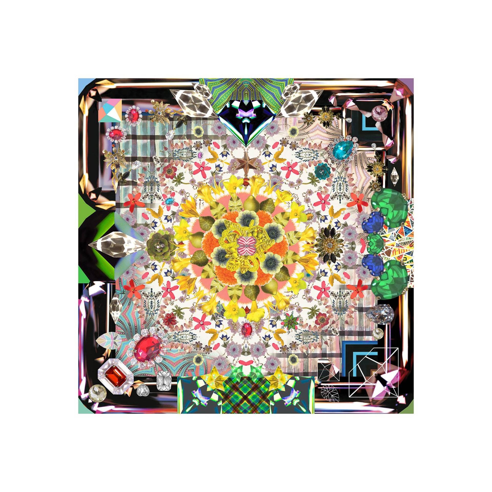 Moooi Carpets - Jewels Garden Teppich 250x250cm - bunt von Moooi Carpets