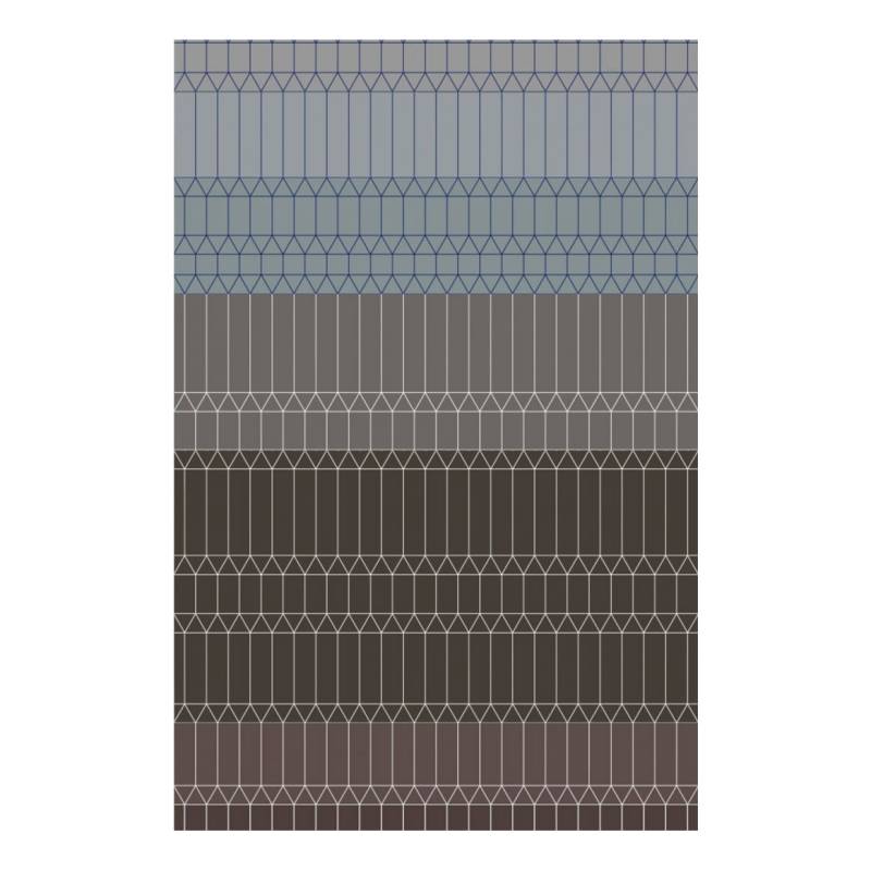 Moooi Carpets - Zigzag Teppich - grau/LxB 300x200cm von Moooi Carpets