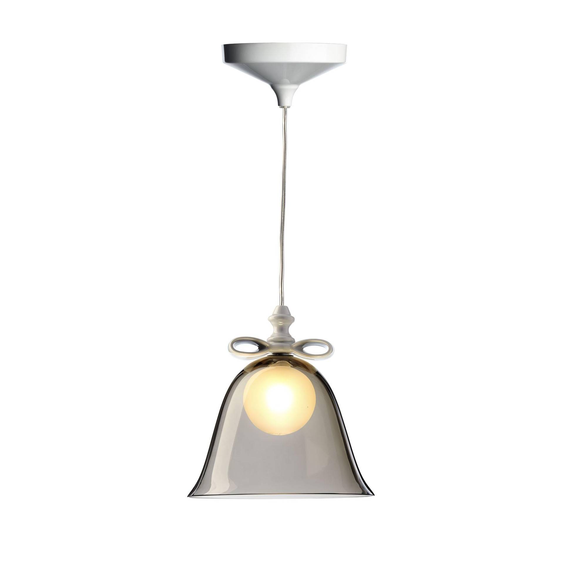 Moooi - Bell Lamp Pendelleuchte - grau/weiß/transparent von Moooi