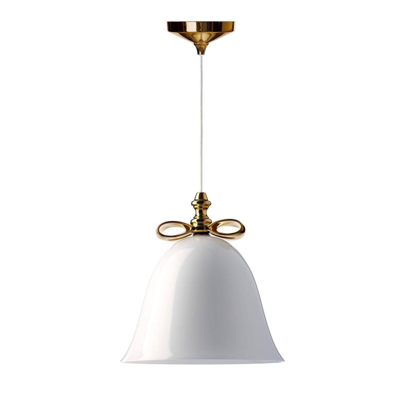 Moooi - Bell Lamp Pendelleuchte - weiß/gold/glänzend von Moooi