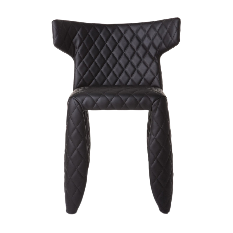 Moooi - Monster Chair - schwarz/ohne Stickerei/Kunstleder von Moooi