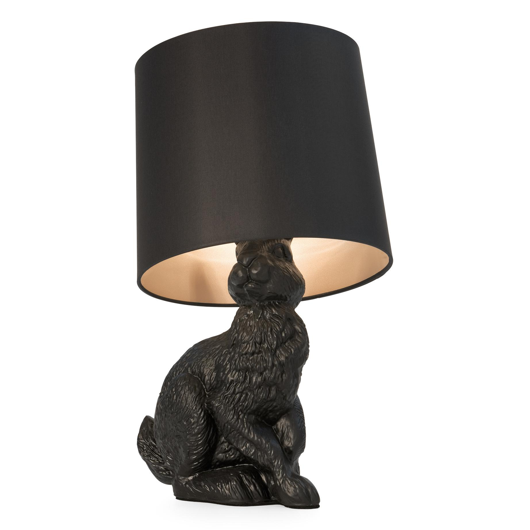 Moooi - Rabbit Lamp Tischleuchte - schwarz/Polyester von Moooi