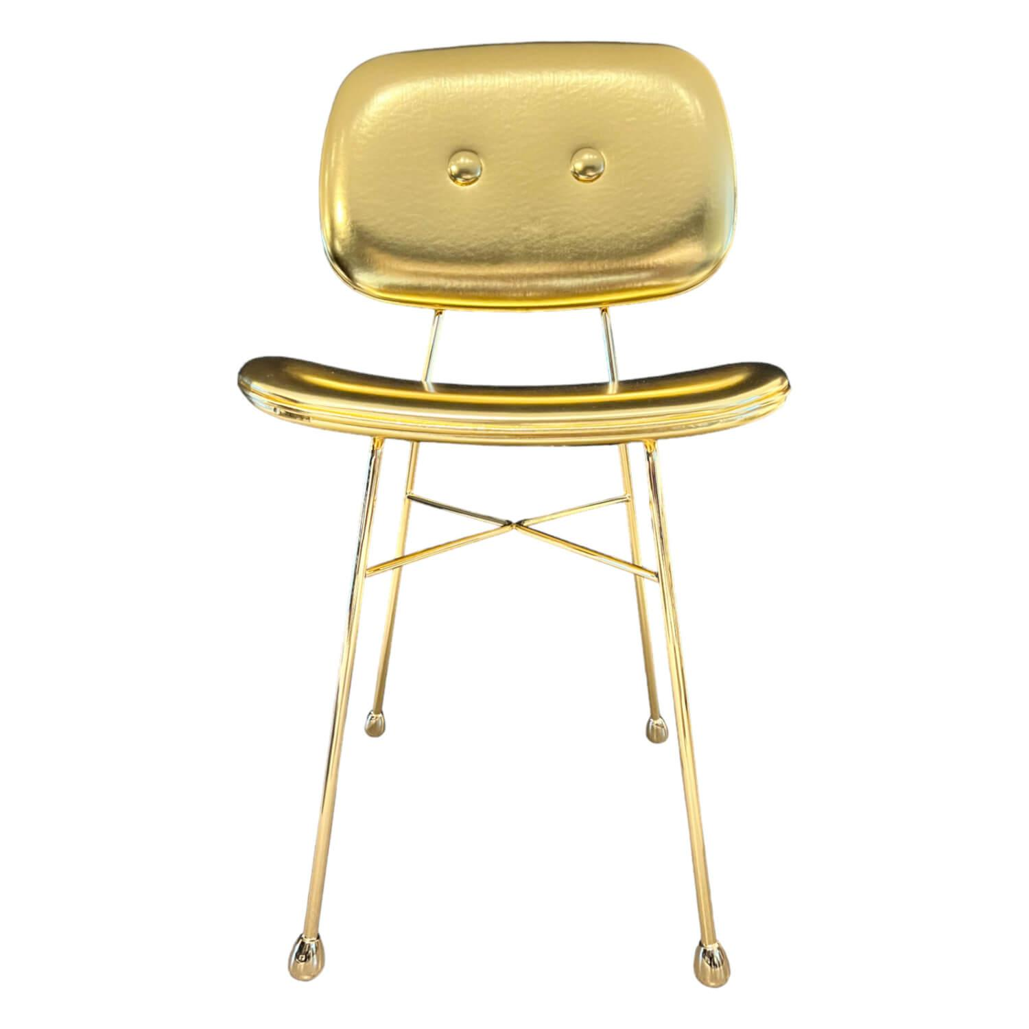 Stuhl The Golden Chair Stahl von Moooi