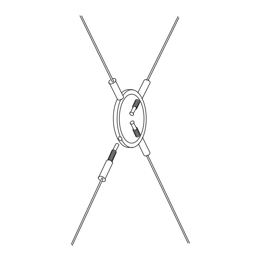 Moormann - FNP Regal System Spannset - silber/Aluminium/rostfreier Stahl/zur Stabilisierung freistehender Regale/die Montage bedarf 3x3 Fächer von Moormann