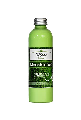 Bastelkleber "Moss-Glue" (200 ml Flasche) Moosbilder Do-It-Yourself Mooskleber zum Moosbilder selber machen günstig kaufen Osterdeko Pflanzenbilder Bastelkleber (0,2 Liter) von Moos Design