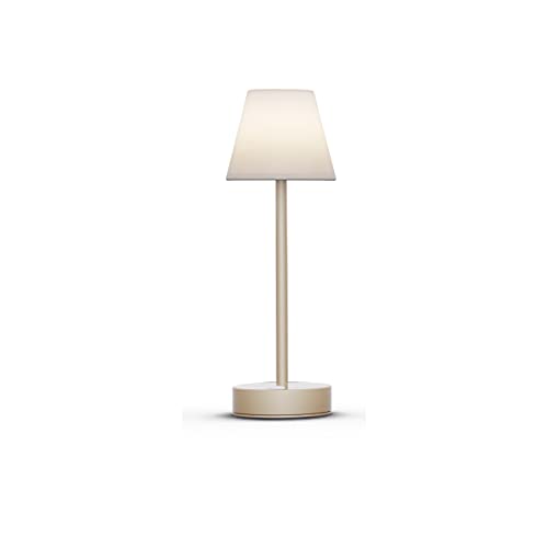 Tischlampe MOOVERE mit aufladbarem Akku (Brass) von Moovere