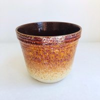 Vintage Blumentopf, Übertopf 70Er Jahre, Bodenmarke Bay 633 14, Keramik Westdeutschland Vintage Blumentopf, Übertopf 70Er Jahre, Bodenmarke Bay 633 14, Keramik Westdeutschland von MooviMusic