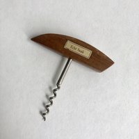 Vintage Korkenzieher, Teak Flaschenöffner, Korkenzieher 60Er Jahre von MooviMusic