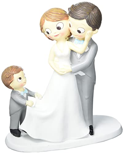 Figur Kuchen Pop & Fun Brautpaar mit Kind 21 cm von Mopec