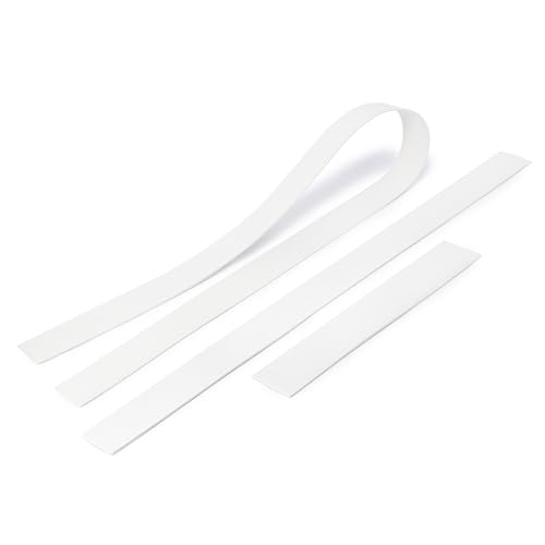 Mopec Weiß, 5,3 x 116 x 0,03 cm, QK33.01.1, Packung mit 10 Eva-Gummistreifen, Basteln von Mopec
