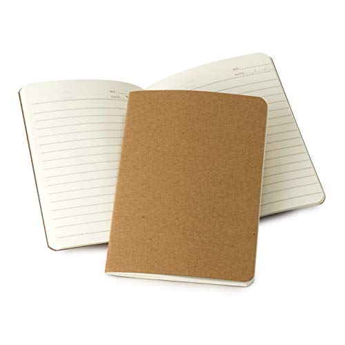 Mopec A2800 Notizbuch, Kraft, 10,5 x 15 cm, 10 Stück, Papier, mehrfarbig, Einheitsgröße von Mopec