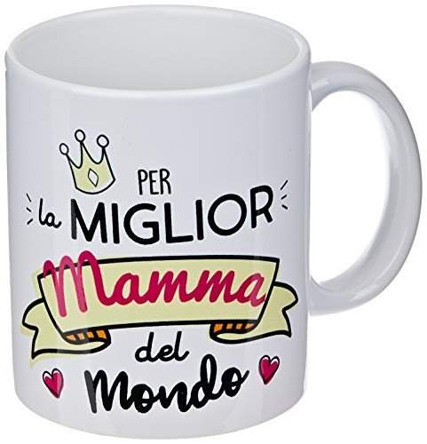 Mopec G300.2.5 Keramiktasse für die beste Mutter der Welt in Geschenkbox, Porzellan von Mopec