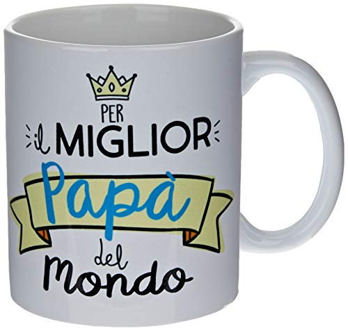 Mopec G300.3.5 Keramiktasse für den besten Papa der Welt in Geschenkbox, Porzellan von Mopec