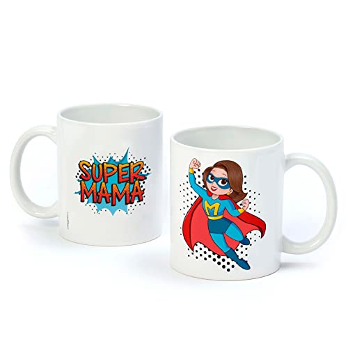 Mopec G734.1 Keramiktasse SUPER MAMA in spanischer Sprache, Ø 8 x 9,5 cm Mopec G734.1 Keramiktasse SUPER MAMA in spanischer Sprache, Ø 8 x 9,5 cm von Mopec