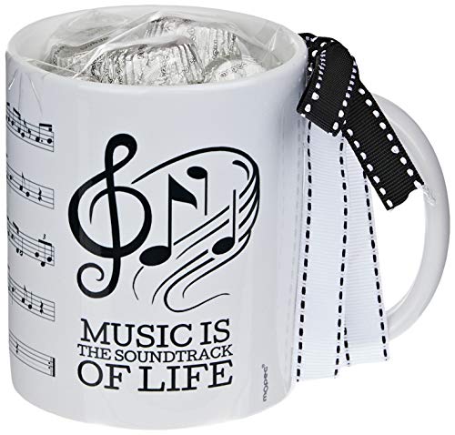 Mopec GB297.3 Keramiktasse Musical Score in Geschenkbox, 6 Pralinen Mopec GB297.3 Keramiktasse Musical Score in Geschenkbox, 6 Pralinen von Mopec