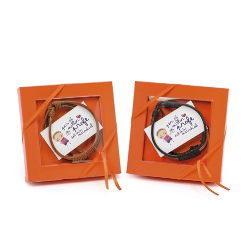 Mopec KA7.2 Pack de 2 pulseras Bicolor Con tarjeta para EL Texto en catalán KA7.2 2er-Pack zweifarbige Armbänder mit Karte für den Millor Profe, katalanischer Text, bunt, 10x10x1,8cm, 2 von Mopec