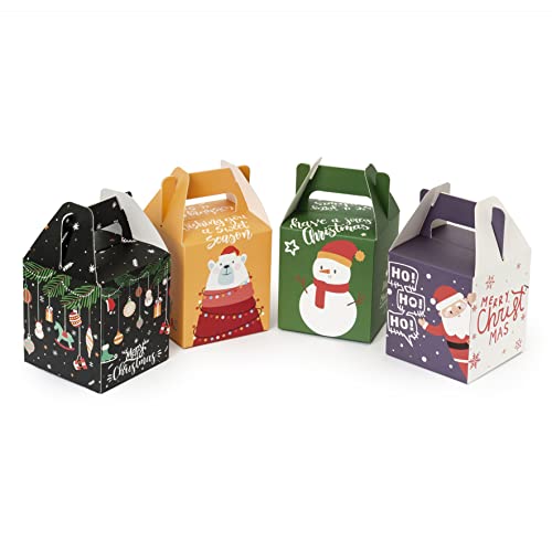 Mopec NE2 Weihnachtsboxen, bunt, sortiert, 4 Modelle, 15,5 x 9 x 9 cm, Weiß von Mopec