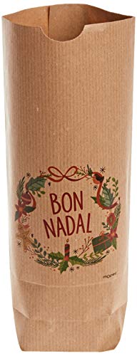 Mopec NE242.2 Krone Bon Nadal, 12 x 22,5 cm, 25 Stück, Papier, mehrfarbig von Mopec