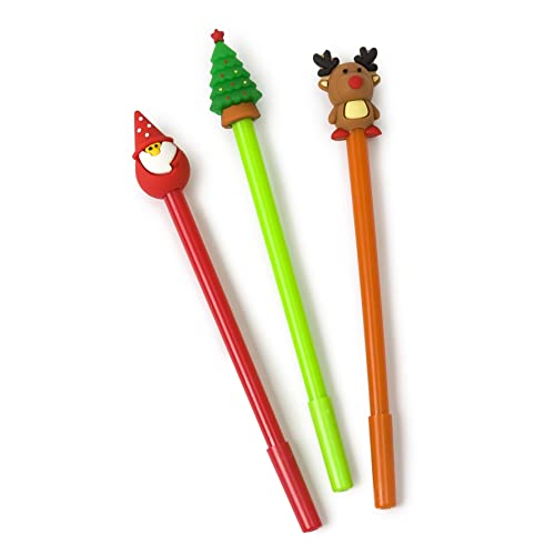 Mopec NK15 6er Pack Weihnachtsmarker Santa, Rentier und Baum, sortiert, Netz, 10 cm von Mopec