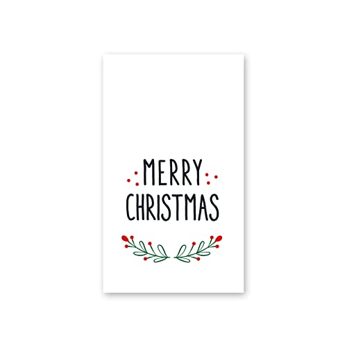 Mopec NX7 5 Blatt mit 36 Karten Merry Christmas Acebo 6 x 3,5 cm, Weiß von Mopec