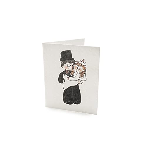 Mopec X22 Karte Braut auf Armen, Weiß, 100 Stück, Papier, Einheitsgröße von Mopec