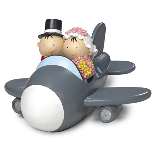 Mopec Y88 Tortenfigur für Hochzeitstorte, Flugzeug, 11 cm von Mopec