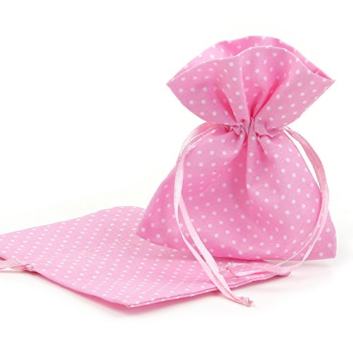Mopec a137.02 – Tasche pink mit weißen Topitos, 24-er Pack von Mopec