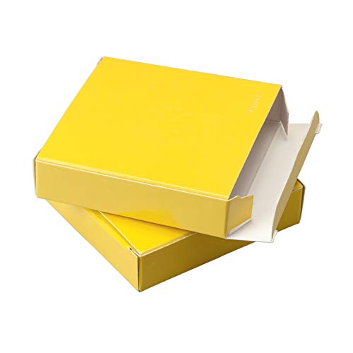 Mopec e471.06 – Box quadratisch aus Lack gelb, Pack 25 Stück von Mopec