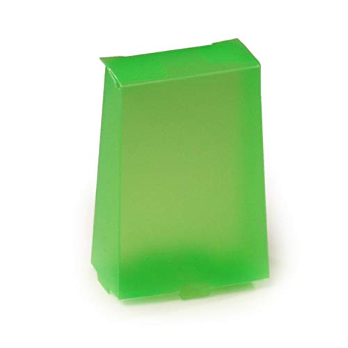 Mopec e809.39 – Box mit Form Basis Pyramide-High Grün Transparent, Pack mit 25 Stück von Mopec