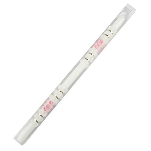 Mopec h504.02 – Stumpenkerze pinzado für Mädchen in Klarsichtdose, 4-er Pack von Mopec