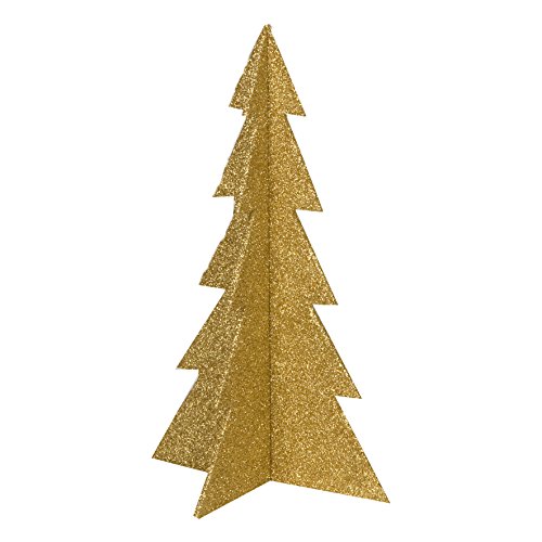 Mopec nf61.11 Deko-Baum Glitter-Gold, Gold von Mopec