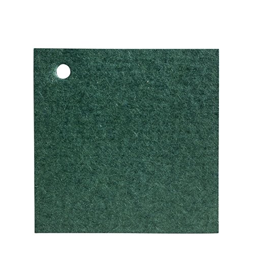 Mopec x08.22 – 4 x 4 cm-Karte dunkelgrün, 100-er Pack von Mopec
