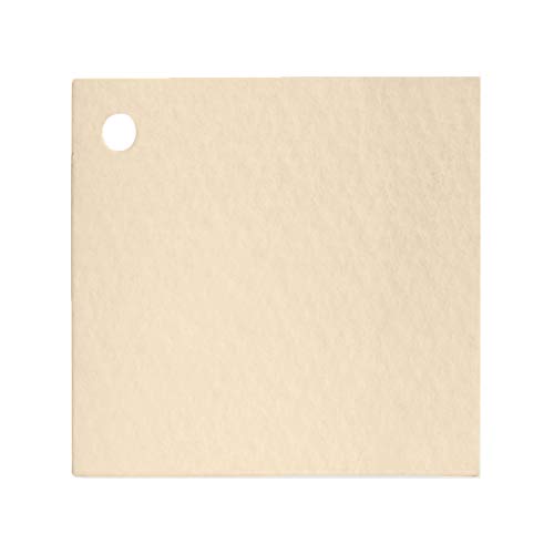 Mopec x08.23 – 4 x 4 cm-Karte Elfenbeinfarben, 100-er Pack von Mopec