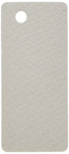Mopec x5.01 – Weiße Karte 2.4 x 5.4 cm mit Lochung, 100-er Pack von Mopec