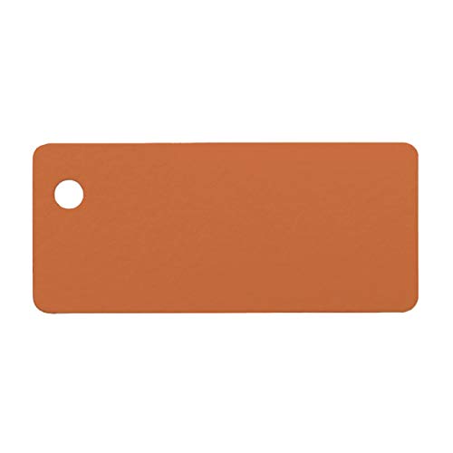 Mopec x5.09 – Karte orange 2.4 x 5.4 cm mit Lochung, 100-er Pack von Mopec