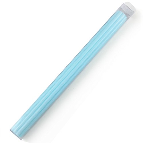 Mopec h480.03 – Stumpenkerze Cannelé blau 12er Pack in Einer Box, 1 Stück von Mopec