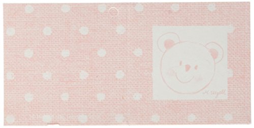 Mopec x49.02 Büchlein-Karte EIN Teddy in rosa Pack Sortiert in 3 verschiedenen Muster, 102 Stück von Mopec