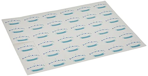 Mopec x652.3 – Karte Horizontal mit Lichterkette Fähnchen für Kind, Pack von 5 Blatt von Mopec