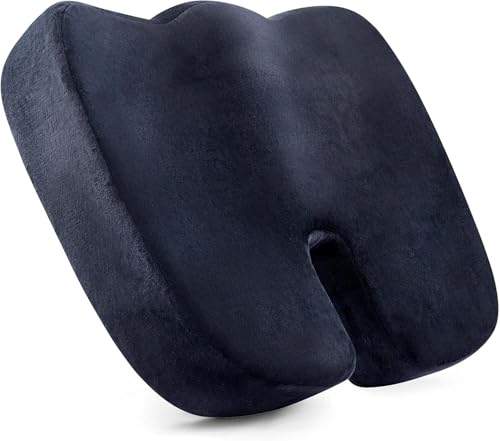MorNon Ergonomisches Sitzkissen Bürostuhl, Steißbein Sitzkissen, Orthopädisches Sitzkissen, Sitzring Steißbein Entlastung Sitzpolster - Erhöht den Sitzkomfort für Bürostühle oder Autos (A) von MorNon