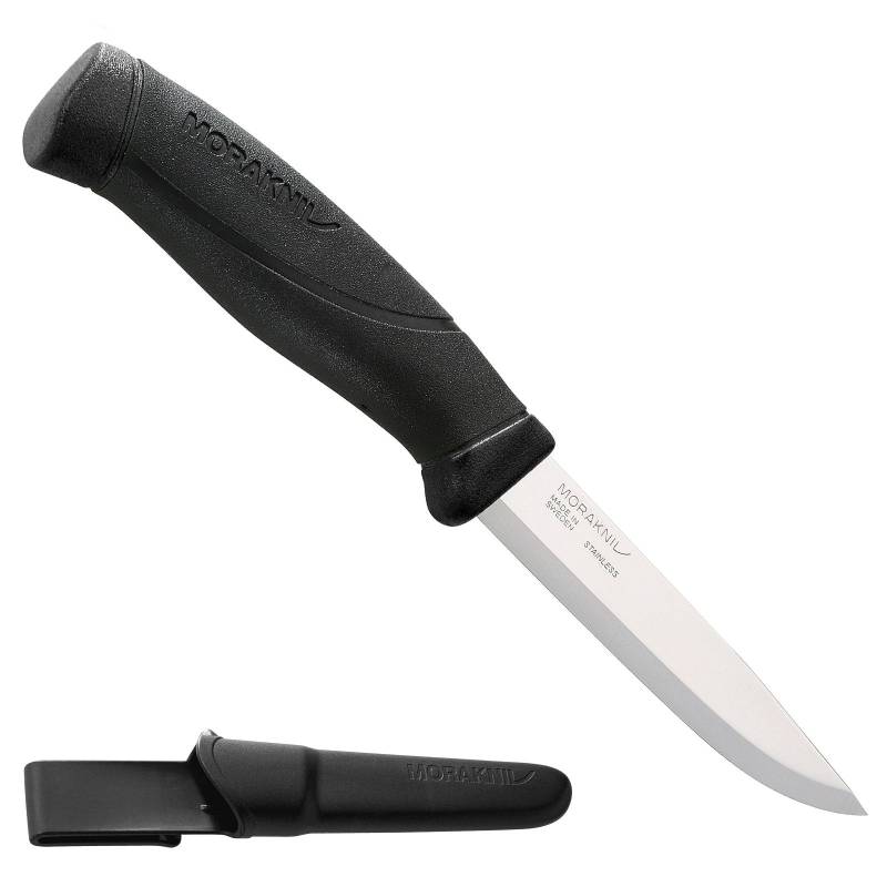 MORA Companion Messer Gürtelmesser Fischmesser Jagdmesser Taschenmesser 6 Farben-schwarz von Mora of Sweden