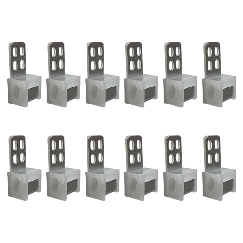 12 x Edelstahl-Sofa-Federbefestigungs-Clips, Ersatzschnalle, dicke Couch-Clips 12 x Edelstahl-Sofa-Federbefestigungs-Clips, Ersatzschnalle, dicke Couch-Clips von Morain