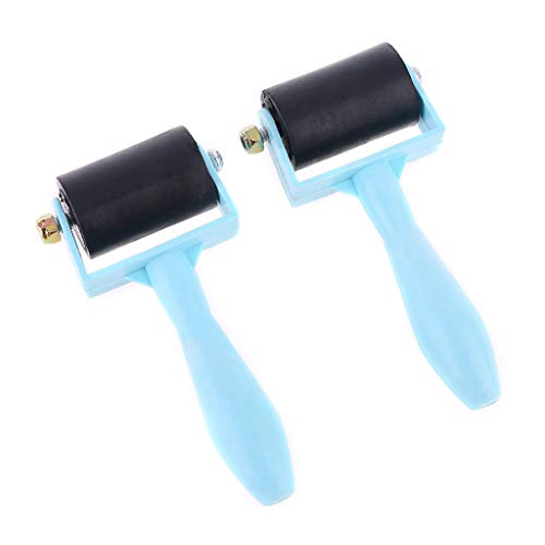 2pcs Gummi Roller Nicht Lip Tape Konstruktionswerkzeug Gummi Kleber Roller Malereizubehör Zum Kleben Von Anwendungsgummi Roller von Morain