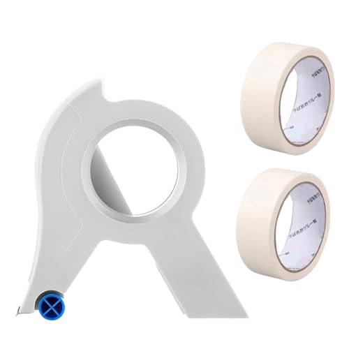Abdeckband- und Klebebandspender-Set, 3,5 cm x 22 m, Dekoration mit Maler-Applikator für Heimdekoration, Abdeckspender Abdeckband- und Klebebandspender-Set, 3,5 cm x 22 m, Dekoration mit Maler-Applikator für Heimdekoration, Abdeckspender von Morain