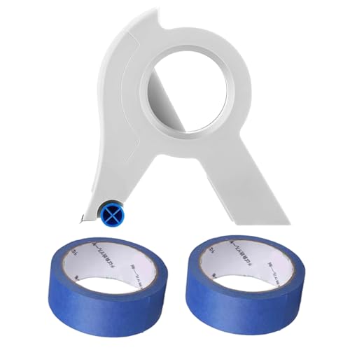 Abdeckband- und Klebebandspender-Set, 3,5 cm x 22 m, Dekoration mit Maler-Applikator für Heimdekoration, Abdeckspender Abdeckband- und Klebebandspender-Set, 3,5 cm x 22 m, Dekoration mit Maler-Applikator für Heimdekoration, Abdeckspender von Morain